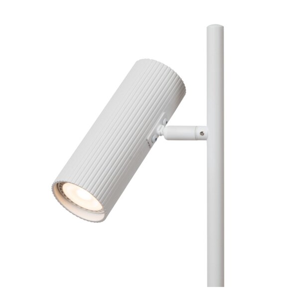 Tischlampe Aluminium Weiß flexibel GU10 H:42 cm