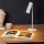 Tischlampe Aluminium Weiß flexibel GU10 H:42 cm