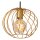 Hängelampe Messing Gitter Ø25 cm E27 modern edel