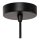 Hängelampe Schwarz E27 Ø40 cm modern edel rund