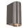 Wandlampe Aluminium Grau GU10 H:9 cm modern edel