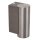 Wandlampe Aluminium Grau GU10 H:9 cm modern edel