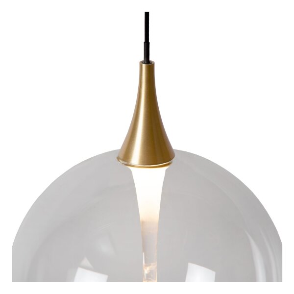 LED Hängelampe Glas 3-flammig 2700 K L:36 cm modern