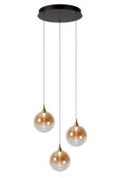 LED H&auml;ngelampe Bernstein 3-flammig 2700 K L:36 cm