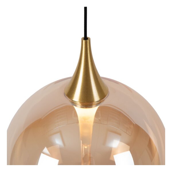 LED Hängelampe Bernstein 8-flammig 2700 K L:140 cm