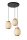 Pendelleuchte Porzellan Messing E27 L:54 cm modern