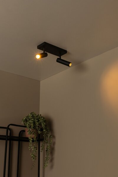 Deckenspot flexibel Schwarz GU10 modern edel rund