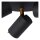 Deckenspot Metall Schwarz 3-flammig 2200 K L:23 cm