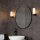 Wandleuchte Glas G9 IP44 L:16 cm blendarm modern