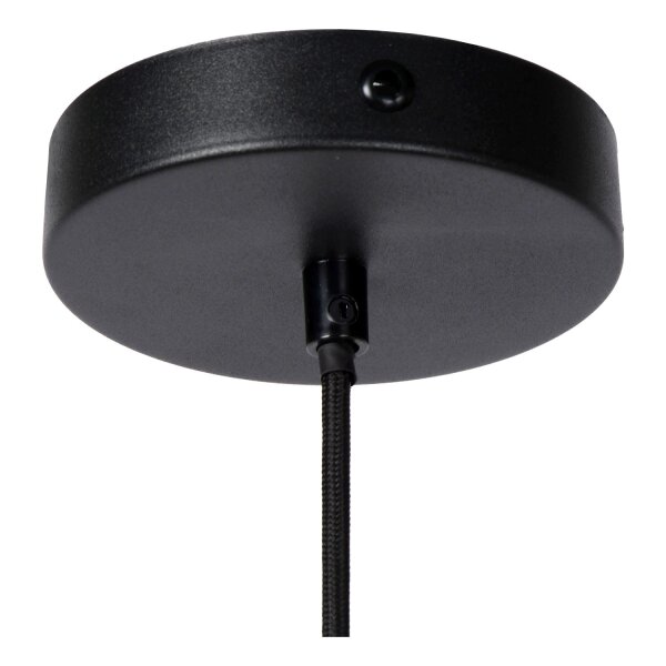 Vintage Pendelleuchte Schwarz E27 L:10 cm modern