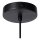 Vintage Pendelleuchte Schwarz E27 L:10 cm modern