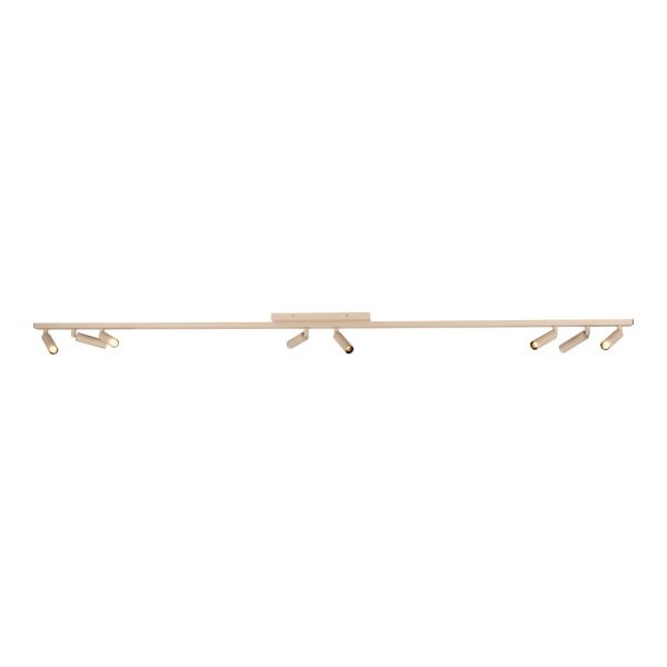 Deckenstrahler Aluminium Taupe flexibel G9 L:178 cm