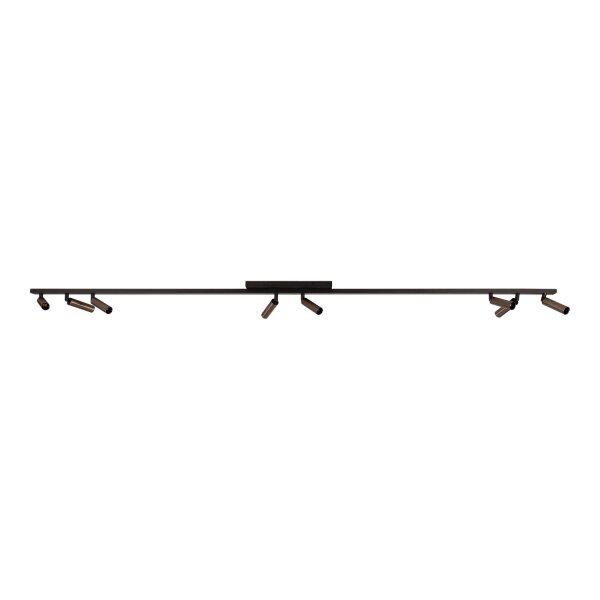 Deckenspot Kaffeebraun G9 L:178 cm modern edel