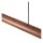 LED Hängelampe Holz Metall 2200 K L:180 cm edel