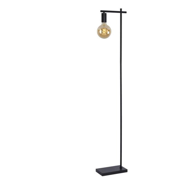 Stehleuchte Metall Schwarz E27 H:152 cm modern edel