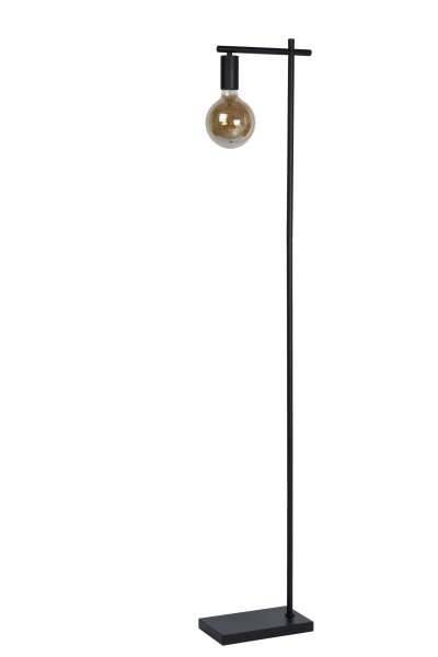 Stehleuchte Metall Schwarz E27 H:152 cm modern edel