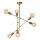 Vintage Deckenleuchte Messing 6-flammig E27 B:59 cm
