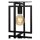 Vintage Stehlampe Schwarz 3-flammig E27 H:145 cm