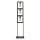 Vintage Stehlampe Schwarz 3-flammig E27 H:145 cm