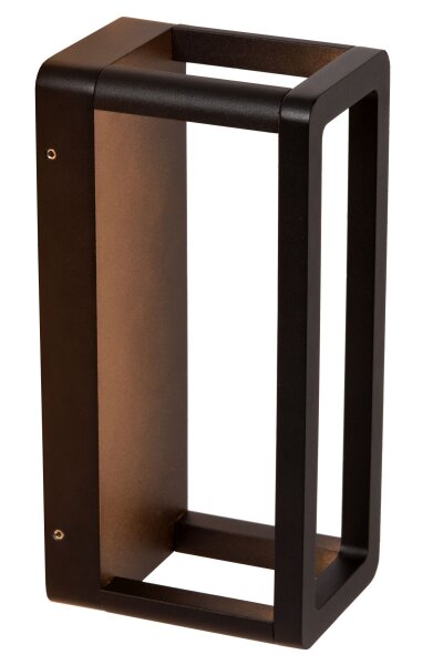 LED Außenwandleuchte Schwarz 3000 K IP65 L:23 cm
