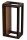 LED Außenwandleuchte Schwarz 3000 K IP65 L:23 cm
