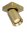 Deckenstrahler Aluminium Messing 2200 K B:11 cm edel