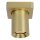 Deckenstrahler Aluminium Messing 2200 K B:11 cm edel