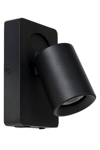 Wandstrahler verstellbar Aluminium Schwarz 2200 K
