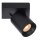 Deckenspot flexibel Aluminium Schwarz 2200 K edel