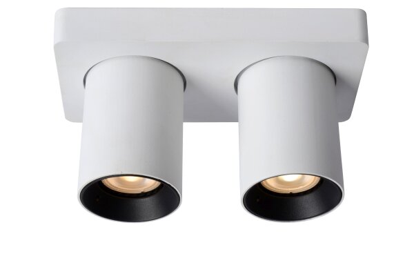 Deckenspot verstellbar Aluminium Weiß 2200 K edel