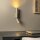 Wandspot Metall Taupe 2-flammig GU10 H:30 cm edel