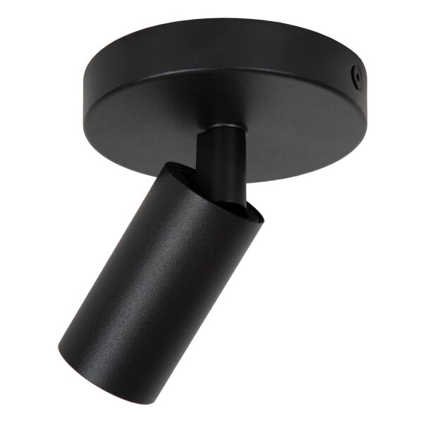 Deckenspot Aluminium Schwarz GU10 modern edel rund