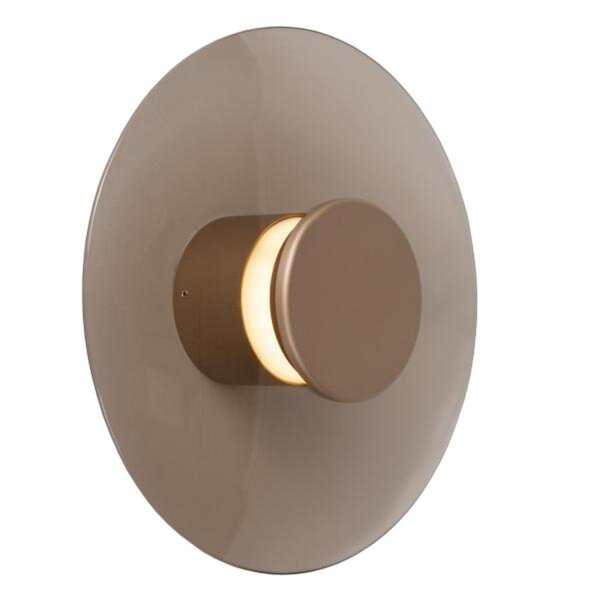 LED Wandleuchte Glas 2700 K L:23 cm Bernstein edel