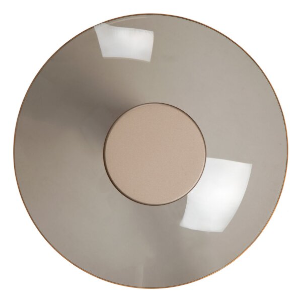 LED Wandleuchte Glas 2700 K L:23 cm Bernstein edel