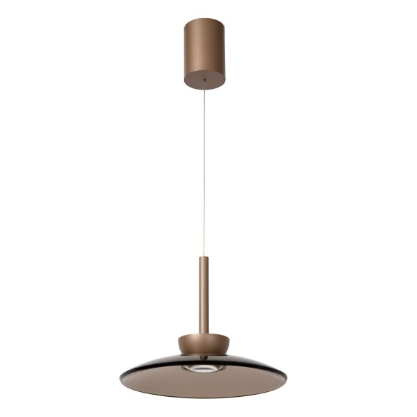 LED Hängelampe Glas 2700 K B:32 cm Bernstein edel