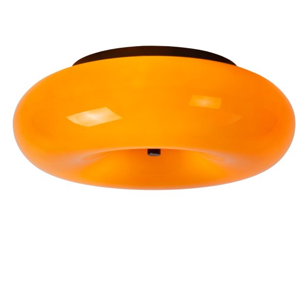Retro Deckenlampe Glas Schwarz G9 B:30 cm modern