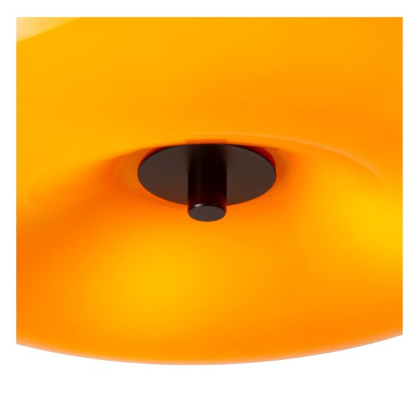 Retro Deckenlampe Glas Schwarz G9 B:30 cm modern