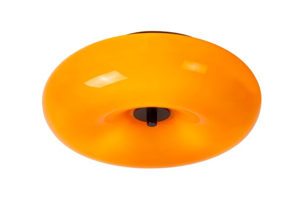 Retro Deckenlampe Glas Schwarz G9 B:30 cm modern