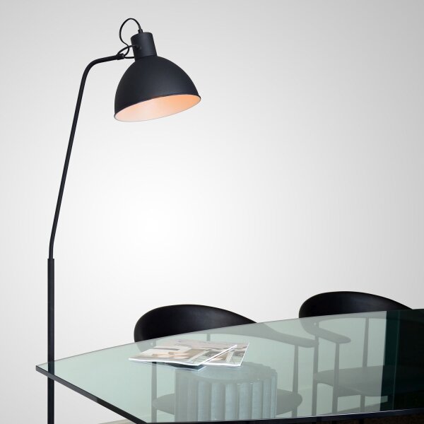 Stehlampe Schwarz E27 H:160 cm Vintage modern edel
