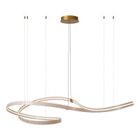 LED Hängelampe Fernbedienung 2200 K 161 cm edel