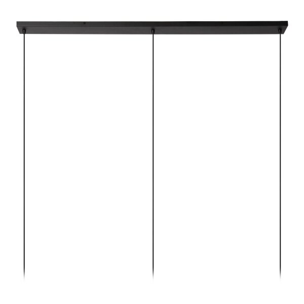 Pendelleuchte Grau 3-flammig E27 L:160 cm modern