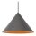 Pendelleuchte Grau 3-flammig E27 L:160 cm modern