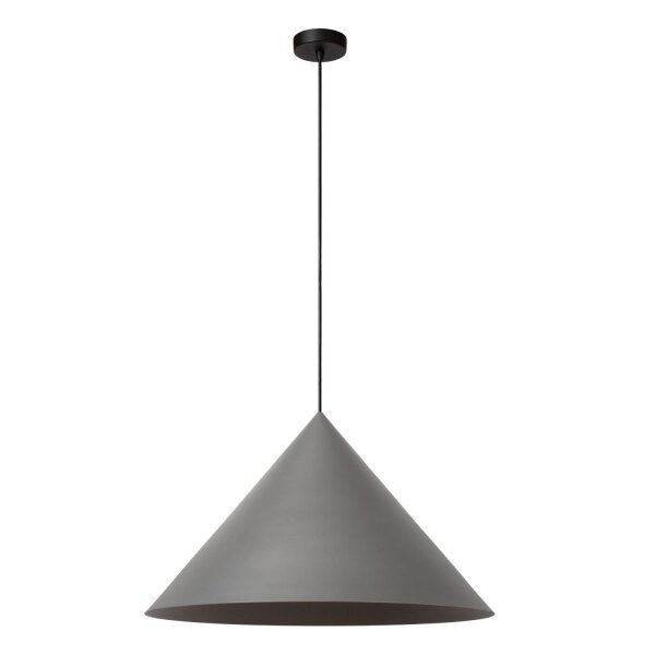 Hängelampe Eisen Grau E27 B:60 cm modern edel