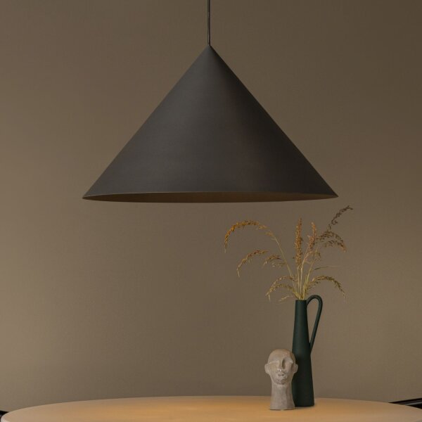 Hängelampe Eisen Grau E27 B:60 cm modern edel