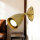 Spot Lampe klein Messing massiv E27 verstellbar