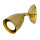Spot Lampe klein Messing massiv E27 verstellbar