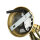 Spot Lampe klein Messing massiv E27 verstellbar
