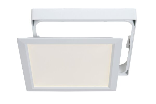 LED Deckenlampe Aluminium Weiß 3000 K B:22 cm rund