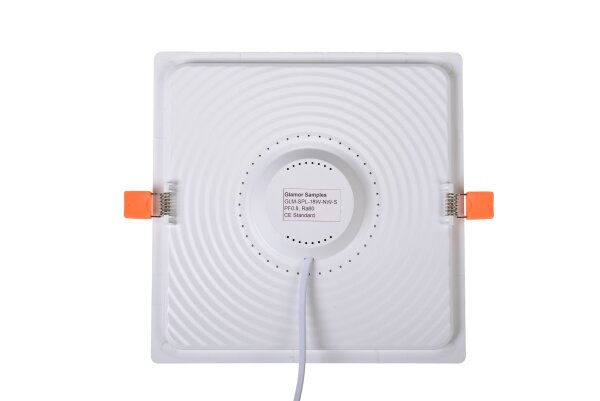 LED Deckenlampe Aluminium Weiß 3000 K B:22 cm rund