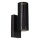 Wandlampe Schwarz GU10 L:11 cm Up Down modern